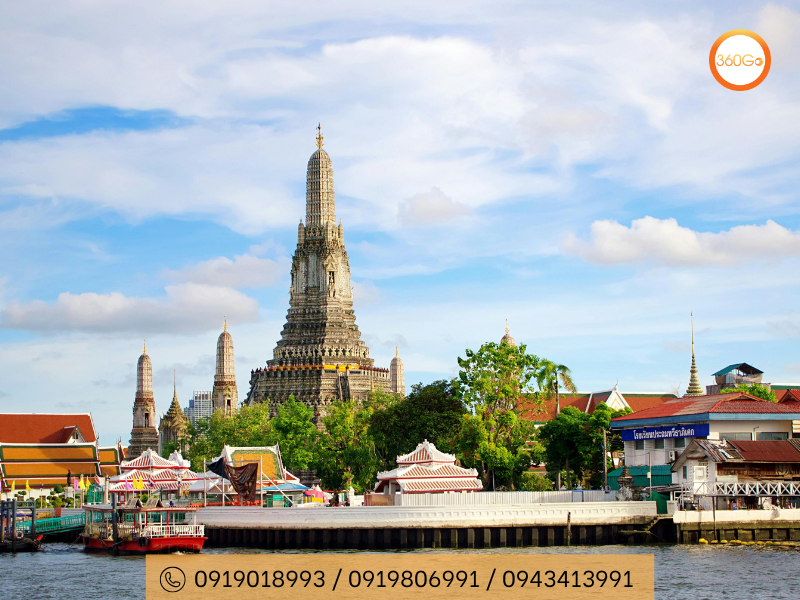 Wat Arun biểu tượng văn hoá tâm linh Thái Lan - Du lịch 360Go 